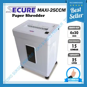 SECURE Maxi 25 CCM - Mesin Penghancur Kertas/Paper Shredder 25CCM