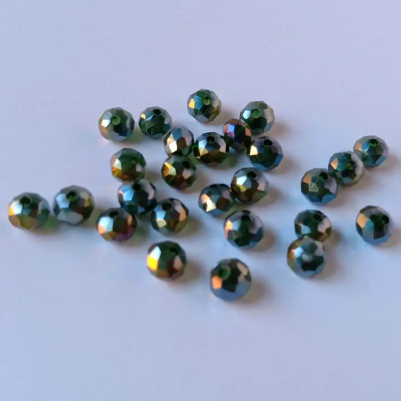 kristal ceko bulat manik payet kristal beads ukuran 4 mm per 50 pcs crystal manik  tempel  kristal 4