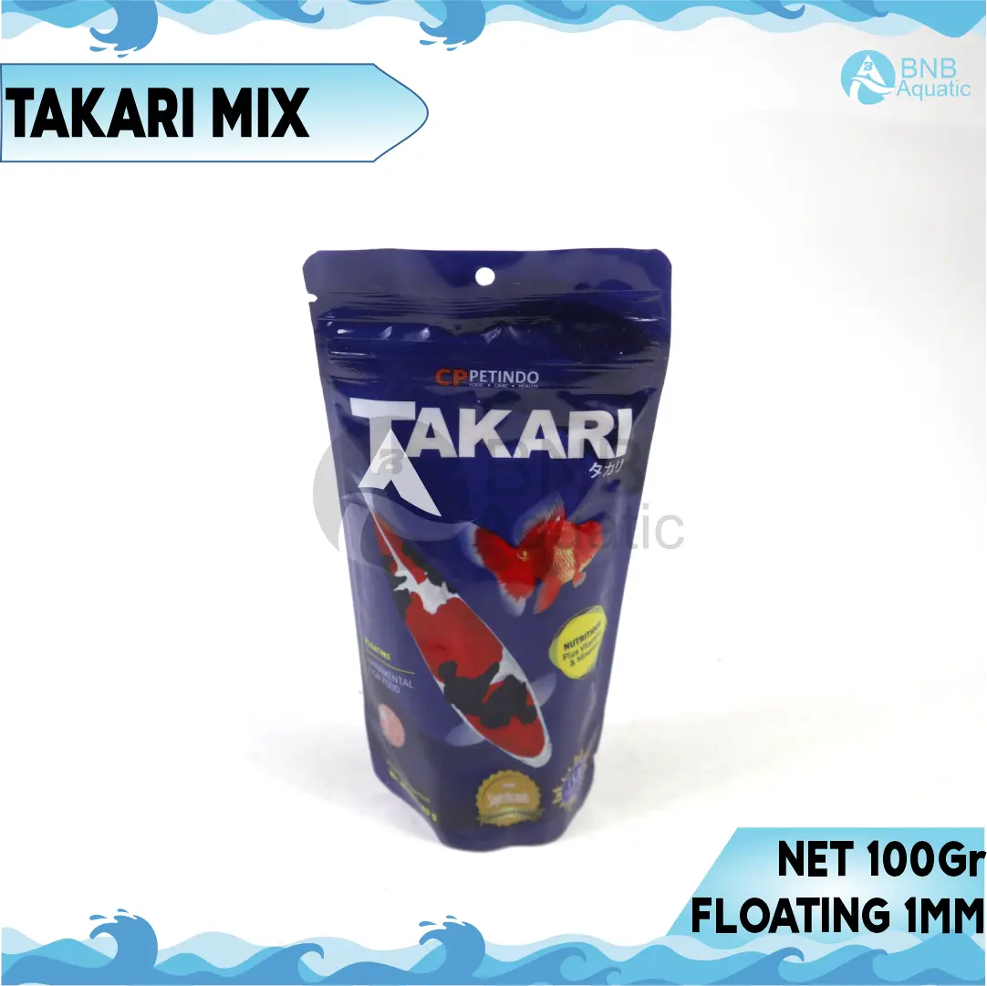 Takari Fish Food 1mm Mix - 100gr