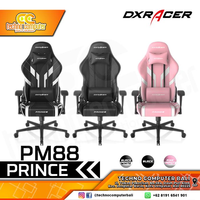 Gambar KURSI GAMING DXRACER PRINCE PM88 GAMING CHAIR 3D Armrest dari Techno Computer Bali Kota Denpasar Tokopedia