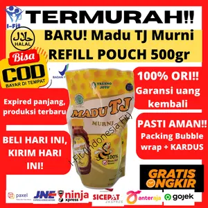 Madu TJ Murni Pouch Refill 500 gram Tresno Joyo Original Termurah