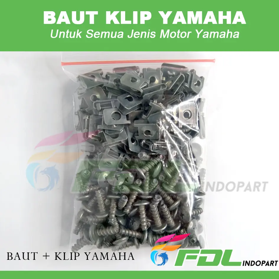 1 Pak Baut Klip Yamaha / Baut Klip Body Yamaha