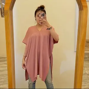 ATASAN LONG SQUARE NAGITA AIRFLOW //BLOUSE NAGITA - Navy