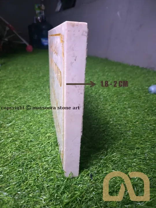 Batu Nisan Marmer / Granit Ukuran 20 x 30 cm 3