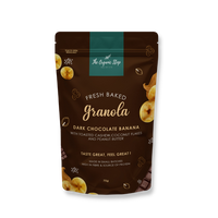 Gambar TheOrganicStop Dark Chocolate Banana Granola Sereal Makanan Sehat 75gr dari The Organic Stop Kota Administrasi Jakarta Selatan 3 Tokopedia