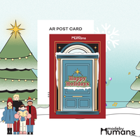 Gambar Kartu Ucapan Postcard AR: Holiday Collection dari madebyhumans Jakarta Barat 2 Tokopedia