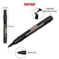 Gambar Joyko Permanent Marker Spidol Permanen Round Tip Refillable - Red, Marker dari Toko Prapatan_NEW Kota Administrasi Jakarta Timur 2 Tokopedia