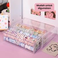 Gambar Megam Rak Akrilik Serbaguna Rak Kosmetik Kotak Make Up Rak Laci HSB620 - 1 Laci dari Megam.id Kab. Tangerang 3 Tokopedia
