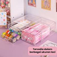 Gambar Megam Rak Akrilik Serbaguna Rak Kosmetik Kotak Make Up Rak Laci HSB620 - 1 Laci dari Megam.id Kab. Tangerang 4 Tokopedia