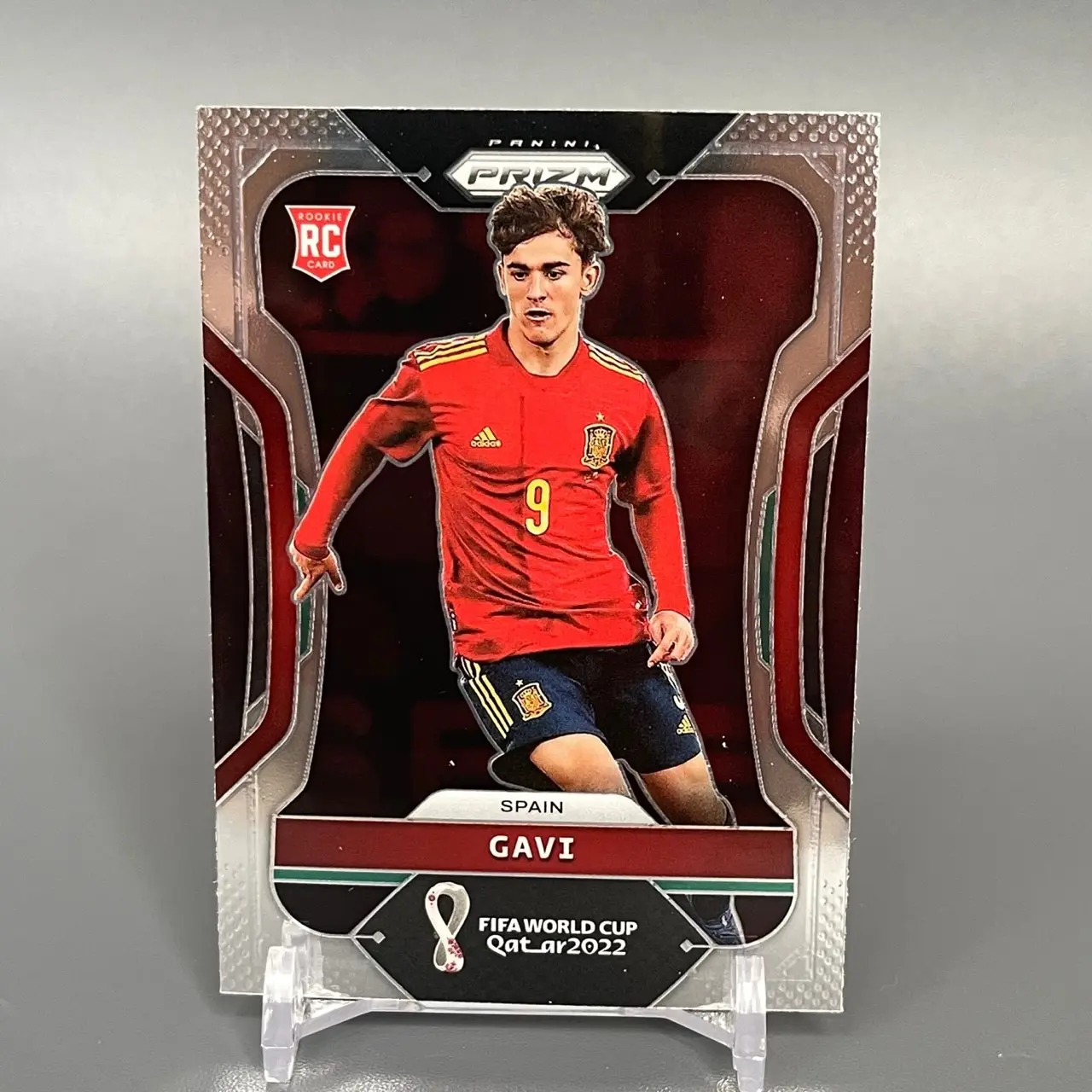 Kartu Bola Panini Prizm World Cup Soccer 2022 SPAIN Base (You Pick)