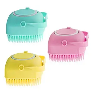 Sikat Mandi Karet Hewan Anjing Kucing - Silicone Massage Brush Bath -