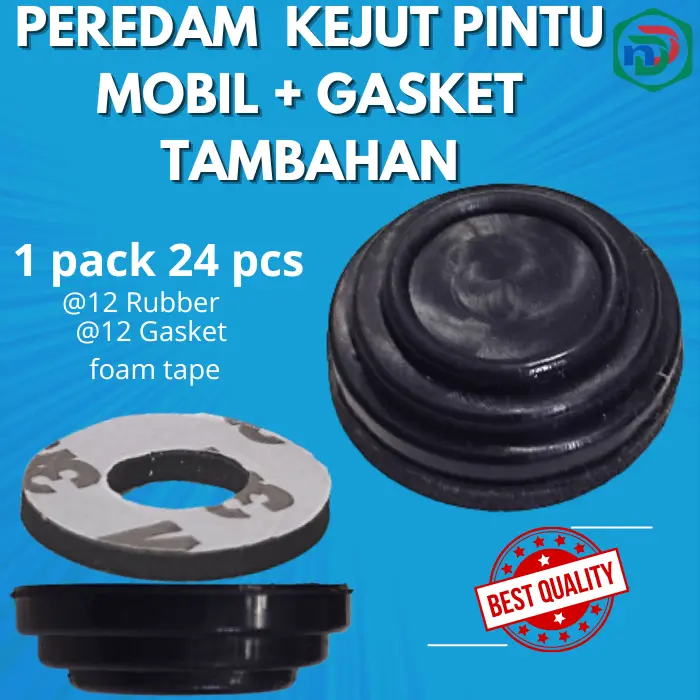 Karet Pintu Mobil 24 pcs atau 12 set peredam suara kejut pintumobil 0