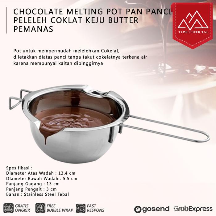 Gambar Chocolate Melting Pot Pan Panci Peleleh Coklat Keju Butter Pemanas dari Toso Mart Kota Administrasi Jakarta Pusat Tokopedia