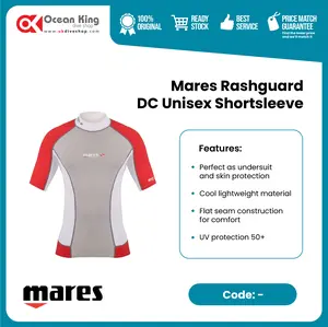 RASHGUARD LENGAN PENDEK DC UNISEX