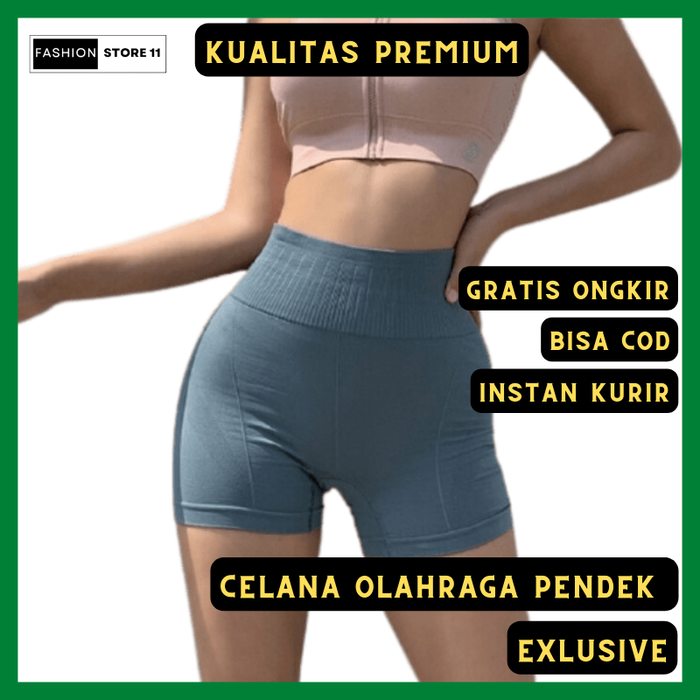 Gambar Celana pendek sport senam yoga running zumba hotpen sport wanita FS418 dari FASHION STORE 11 Jakarta Barat Tokopedia