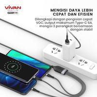 Gambar KABEL DATA VIVAN VYT120 3IN1 (MICRO USB+TYPE-C+IPHONE) FAST CHARGING dari btgcom Kota Denpasar 5 Tokopedia