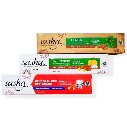 Pasta Gigi sasha antibacterial 65 gr halal