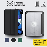 Gambar Case iPad Pro 11 2020/ 2021 FS Acrylic Cover Matte Stylus Flip Casing - Black dari Fashion Selular_NEW Kota Administrasi Jakarta Barat 1 Tokopedia