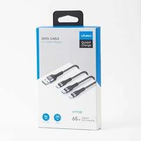 Gambar KABEL DATA VIVAN VYT120 3IN1 (MICRO USB+TYPE-C+IPHONE) FAST CHARGING dari btgcom Kota Denpasar 4 Tokopedia