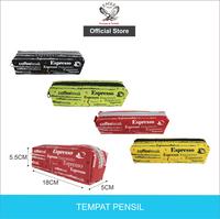 Gambar Tomex Pencil Case Square Kotak Pensil Tempat Pensil Resleting ESPRESSO - Merah dari EAGLE FILES OFFICIAL Kota Administrasi Jakarta Barat 1 Tokopedia