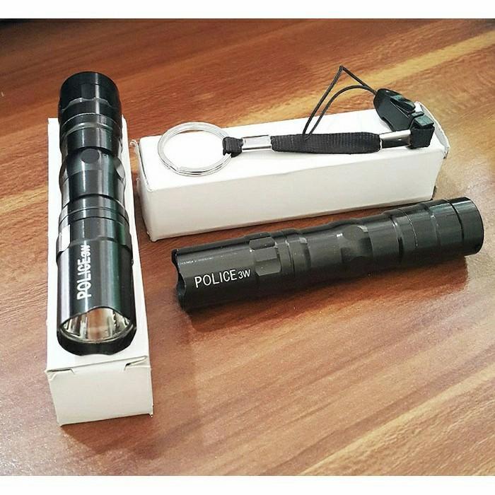 Senter Swat Mini Zoom Senter Police LED COB 3 Mode 88000 WATT Terang ...
