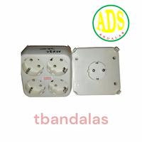 Gambar over steker stopkontak stop kontak cabang 4 in 1 uticon S 448N dari tbandalas Kota Medan 1 Tokopedia