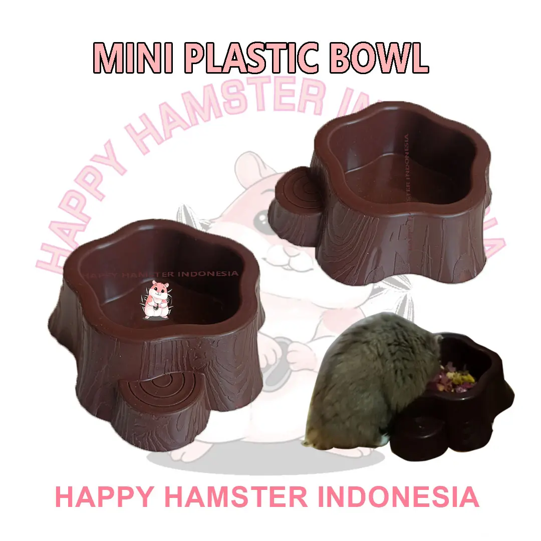 WADAH MAKAN MINUM HAMSTER - TEMPAT MAKAN BENTUK POHON - HAMSTER PLASTIC BOWL