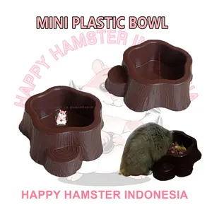 WADAH MAKAN MINUM HAMSTER - TEMPAT MAKAN BENTUK POHON - HAMSTER PLASTIC BOWL