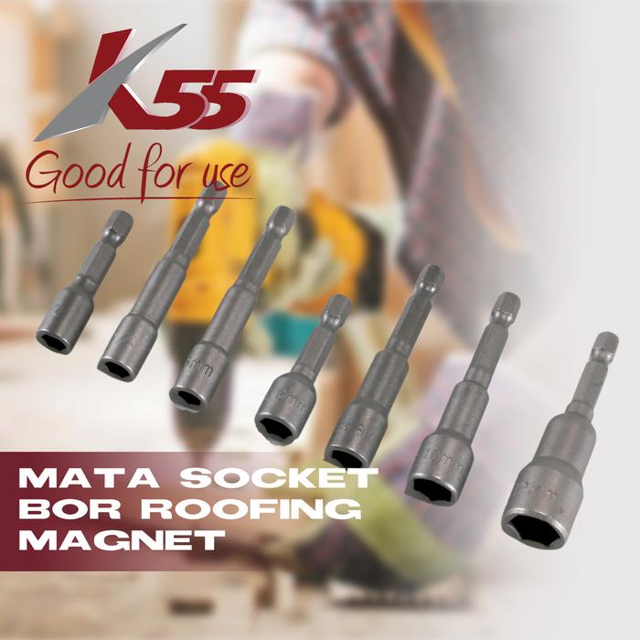 Gambar K55 Mata Socket Bor Roofing 10x65mm MAGNETIC NUT SETTER dari MST TOOLS Kota Administrasi Jakarta Barat Tokopedia