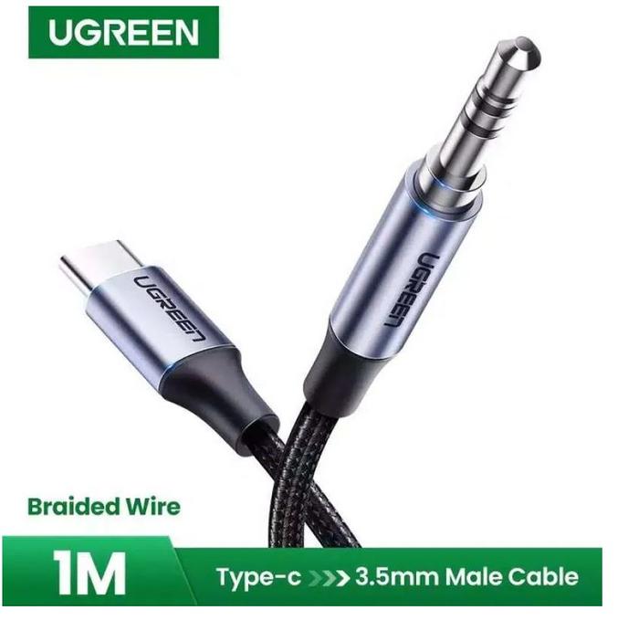 Gambar UGREEN Kabel Converter Male Type C To Aux 3.5mm Audio Speaker Headset - UGREEN 30633 1M dari GADVENTIA Kota Administrasi Jakarta Barat Tokopedia