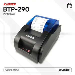 PRINTER THERMAL KASSEN BTP290 STRUK KASIR MOKA POS 58 MM BLUETOOTH