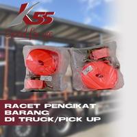 Gambar K55 Ratchet Tie Down Racet Pengikat Barang Tali Ikat Sabuk Truk - 2Tx2"X10M dari MST TOOLS Kota Administrasi Jakarta Barat 1 Tokopedia