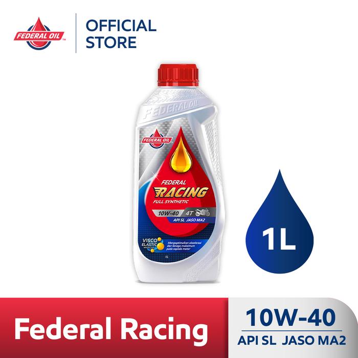 Gambar FEDERAL RACING 10W-40 1L - Oli Motor Non Matic dari Federal Oil Official Store Kota Administrasi Jakarta Utara Tokopedia