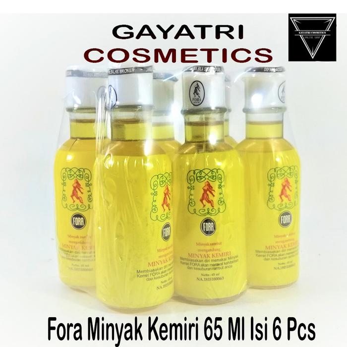 Gambar Minyak Kemiri FORA Minyak Rambut 65ml isi 6pcs dari gayatri cosmetics Kota Bekasi Tokopedia