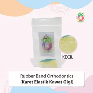 Rubber Band Orthodontics Karet Elastik Kawat Gigi 100 biji 3/16 kecil
