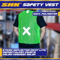 Gambar SHK Rompi Proyek Jaring Safety Vest Hijau Scot Lite size L dari sherlock tools Kota Administrasi Jakarta Timur 2 Tokopedia