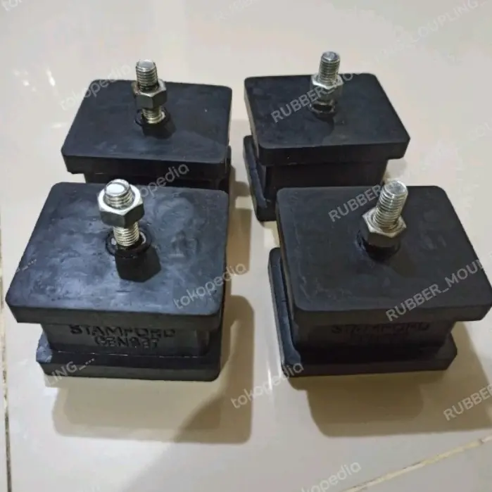 Rubber Mounting karet genset stampord uk 10x8x6xM16