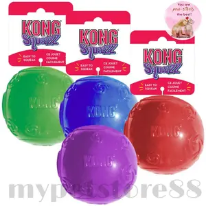 Mainan Anjing Bola Kong Squeezz Ball Assorted Medium PSB2