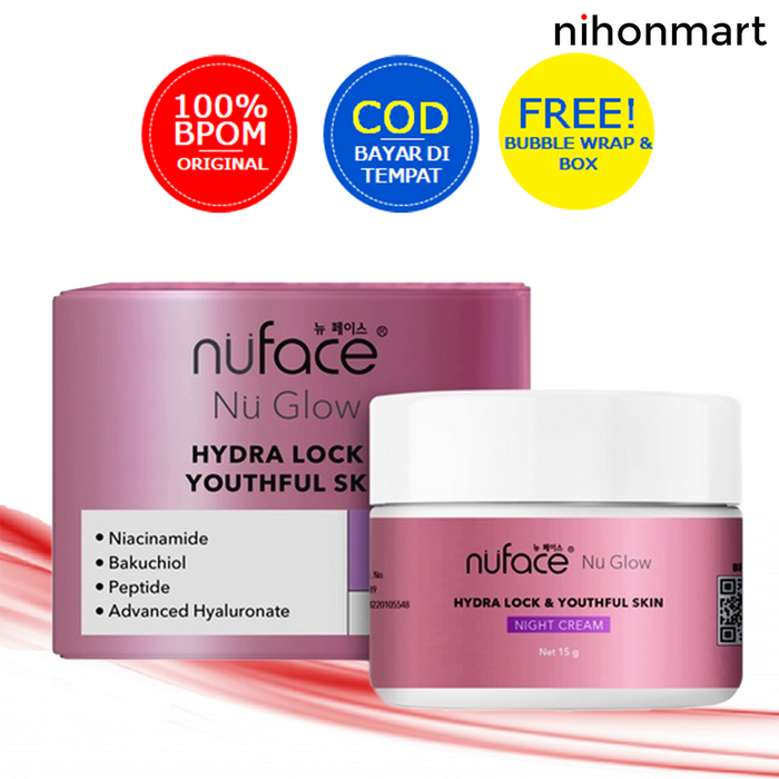 Gambar Nuface Nu Glow Hydralock & Youthful Night Cream 15g dari nihonmart Kota Administrasi Jakarta Utara Tokopedia