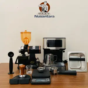 Paket Mesin Espresso CM 6863 & Grinder N600 Alat Kopi Espreso Maker