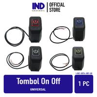 Gambar Tombol-Saklar-Swit-Switch On-Off LED 1 Tombol Untuk Semua Jenis Motor - Biru dari IND Onderdil Kota Bandung 1 Tokopedia