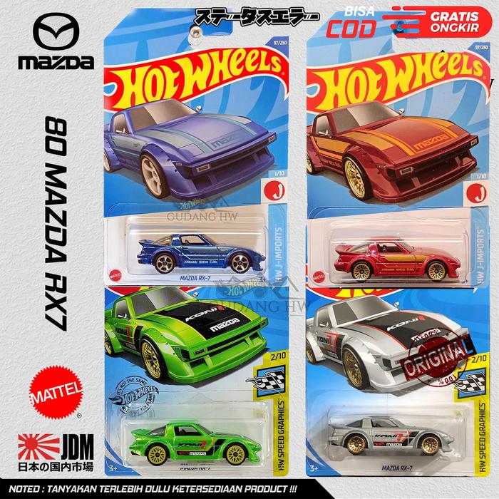 Jual HOT WHEELS 80 MAZDA RX7 - Merah - Kota Depok - GUDANG HW | Tokopedia