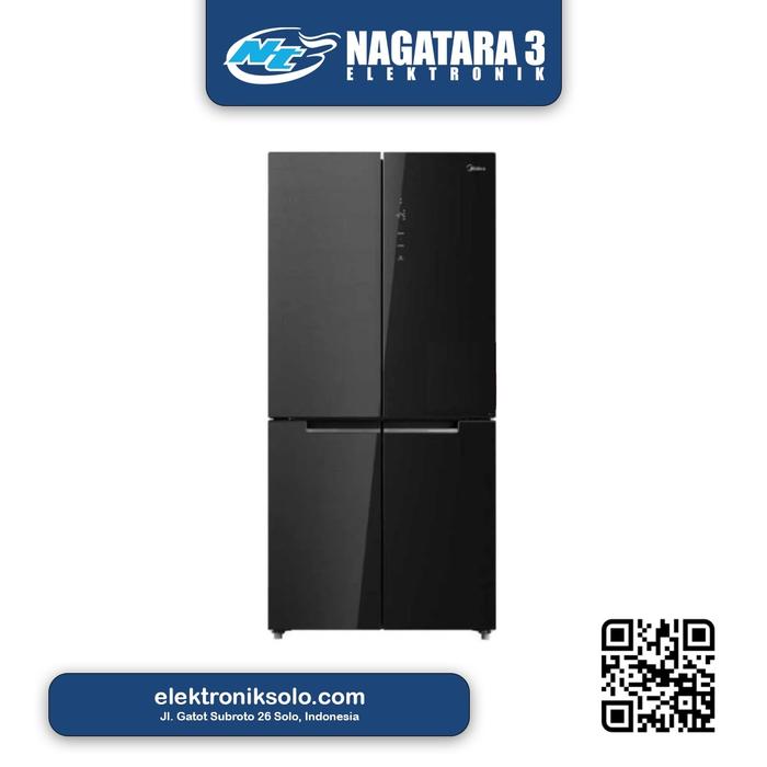 Gambar LEMARI ES MULTI DOOR MIDEA MDRF-632FIF22ID (GLASS DOOR) dari NAGATARA 3 ELEKTRONIK Kota Surakarta Tokopedia