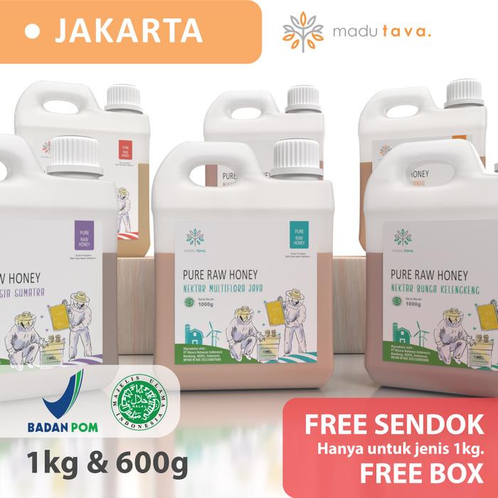 Jual Madu Murni Asli Tava Nektar 1kg & 600gr 100% Pure Raw Honey Alami ...