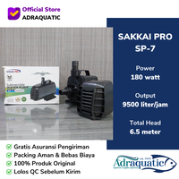 Gambar SAKKAI PRO SP-7 SUBMERSIBLE PUMP POMPA AIR CELUP FILTER AQUARIUM KOLAM dari ADRAQUATIC Kota Bandung 1 Tokopedia