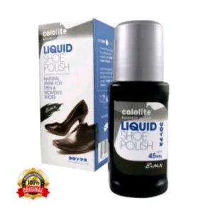 Cololite semir sepatu cair 45 ml Black, Netral, Brown, Dark Brown