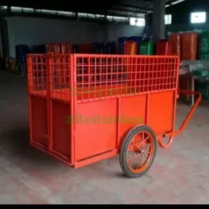 GEROBAK SAMPAH BESI UKURAN 120x60x80