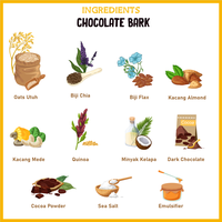 Gambar nola chocolate bark with granola dari VERLINOLA Kota Administrasi Jakarta Selatan 4 Tokopedia