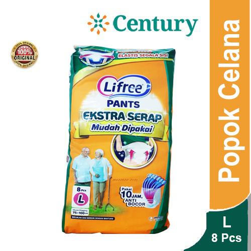 Gambar Lifree Pants Extrak Serap Ukuran 75-100 CM (L) Isi 8 Pcs /Popok Celana dari Apotik Century Kota Administrasi Jakarta Barat Tokopedia