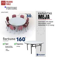 Gambar Meja Lipat Bundar Meja Resto Meja Pesta Meja Banquet - Seahorse FORTUNE Ø160 Multiplek Paded dari Multimo Furniture Kab. Sidoarjo 5 Tokopedia